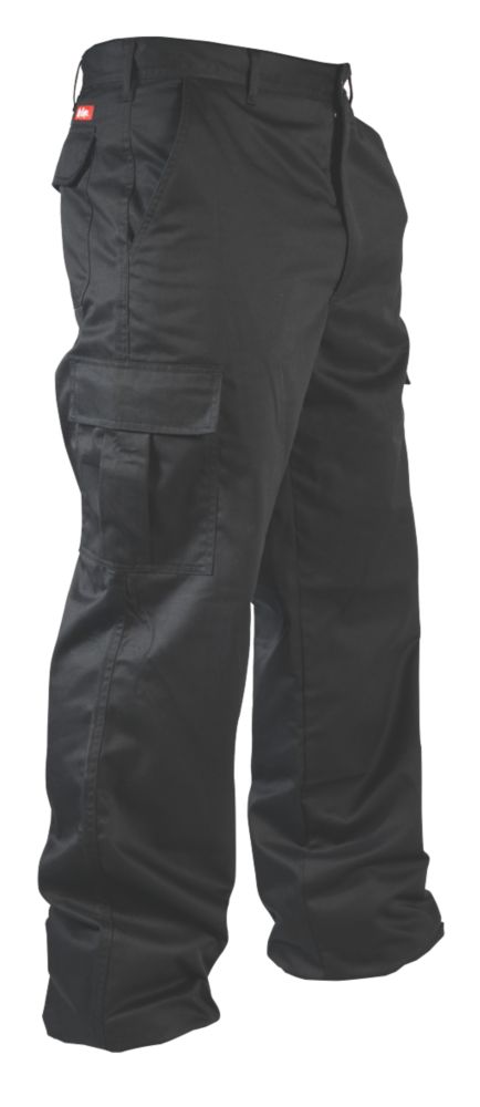 Image of Lee Cooper LCPNT205 Work Trousers Black 40" W 31" L 