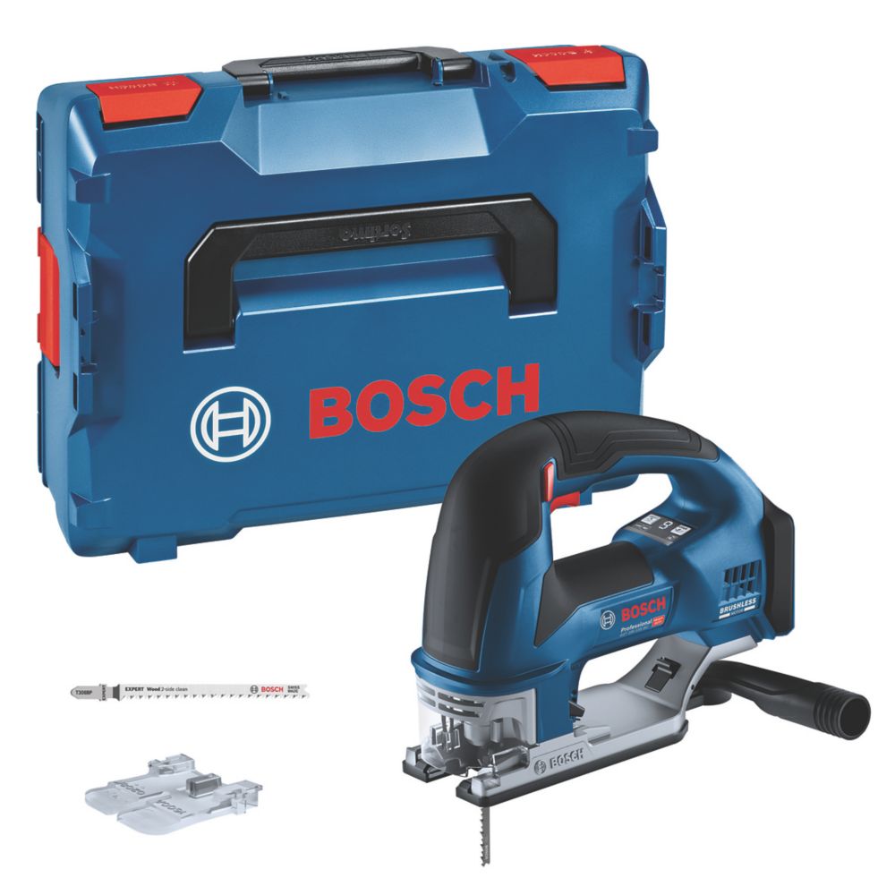 Image of Bosch GST 18V-155 BC 18V Li-Ion Coolpack Brushless Cordless Jigsaw in L-Boxx - Bare 