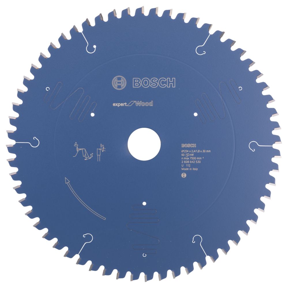 Image of Bosch Expert Wood Circular Saw Blade 254mm x 30mm 60T 