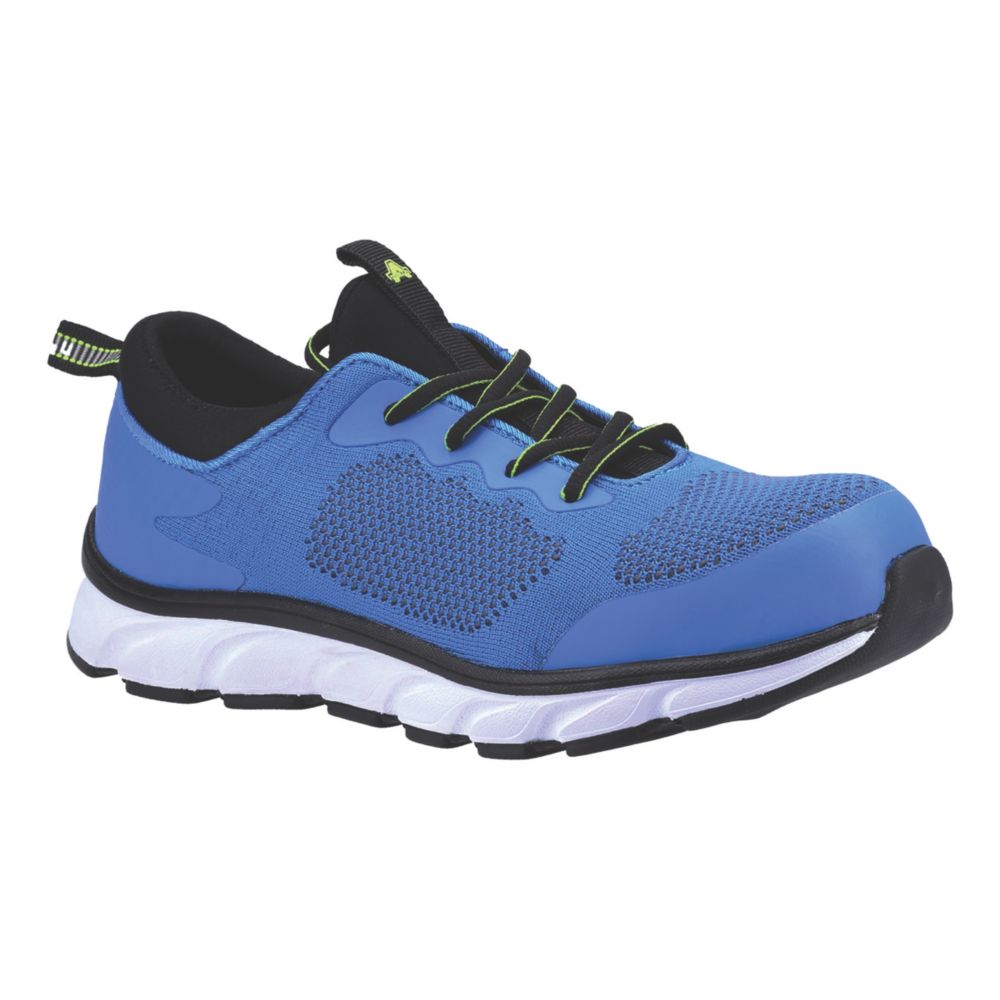 Image of Amblers 718 Safety Trainers Blue Size 6.5 