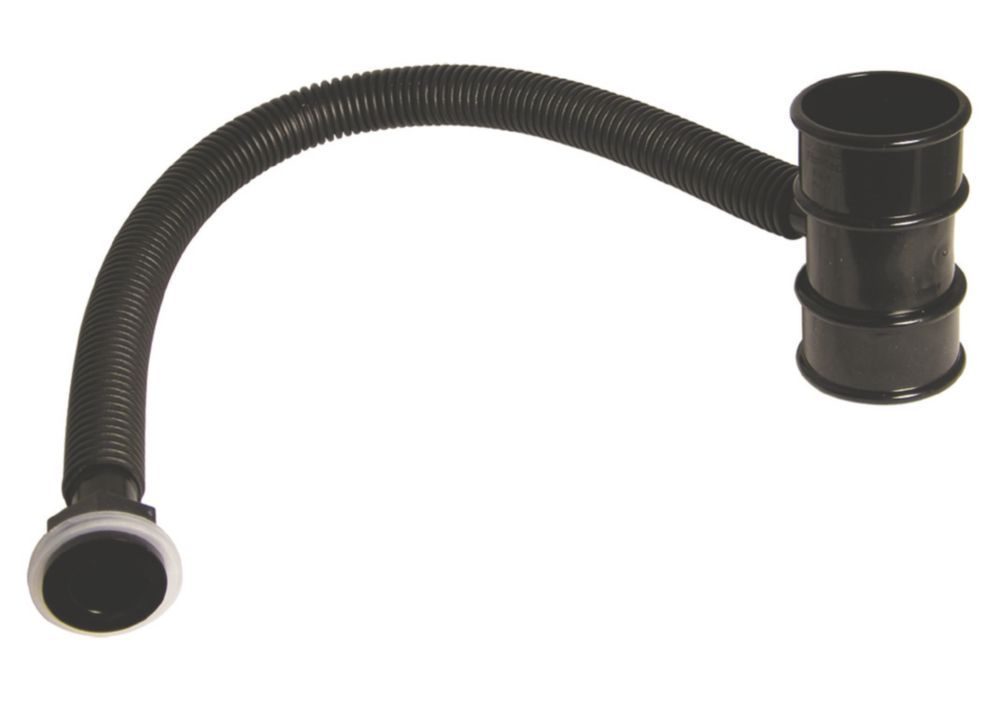 Image of FloPlast MiniFlo Round Rainwater Diverter Black 50mm 