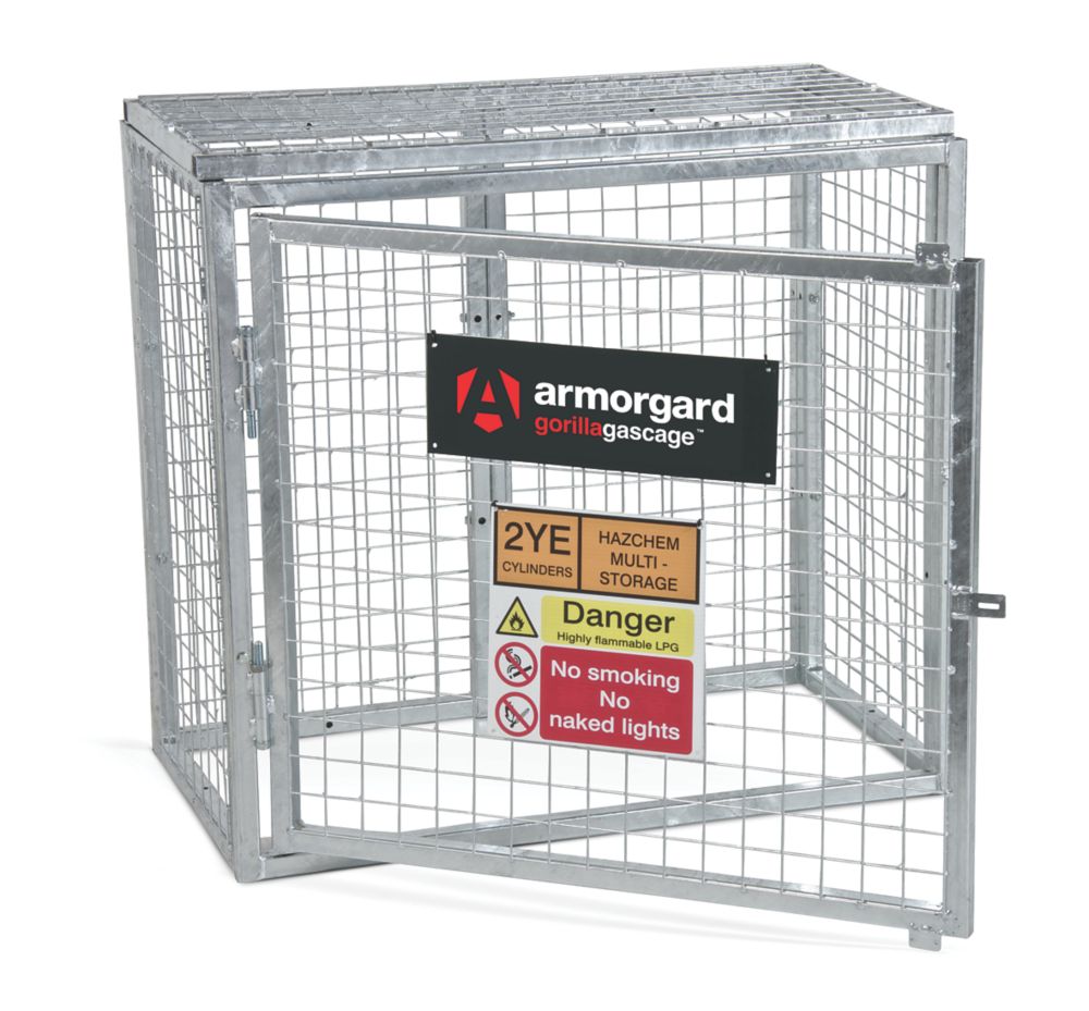Image of Armorgard Gorilla Gas Cage Silver 1012mm x 563mm x 931mm 