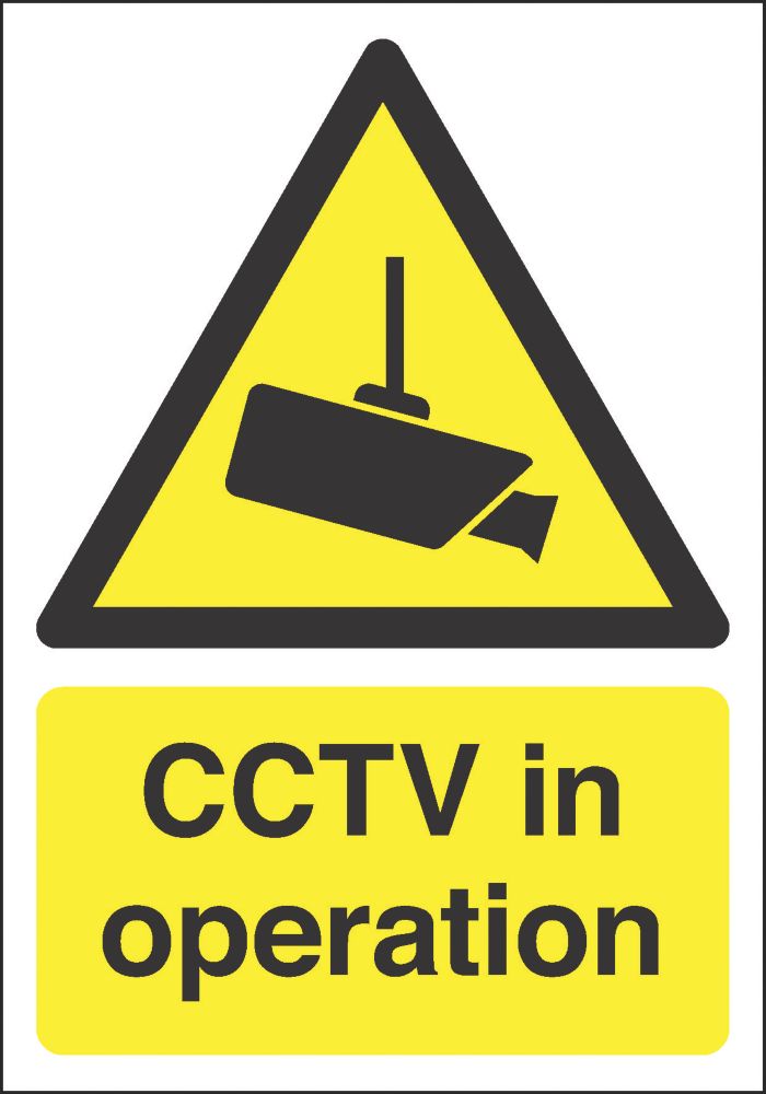 Image of "CCTV in Operation" Sign 420mm x 297mm 