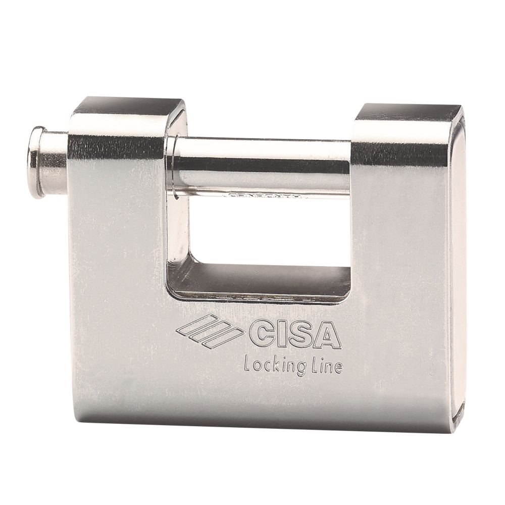 Image of Cisa Brass Weatherproof Padlock 77mm 