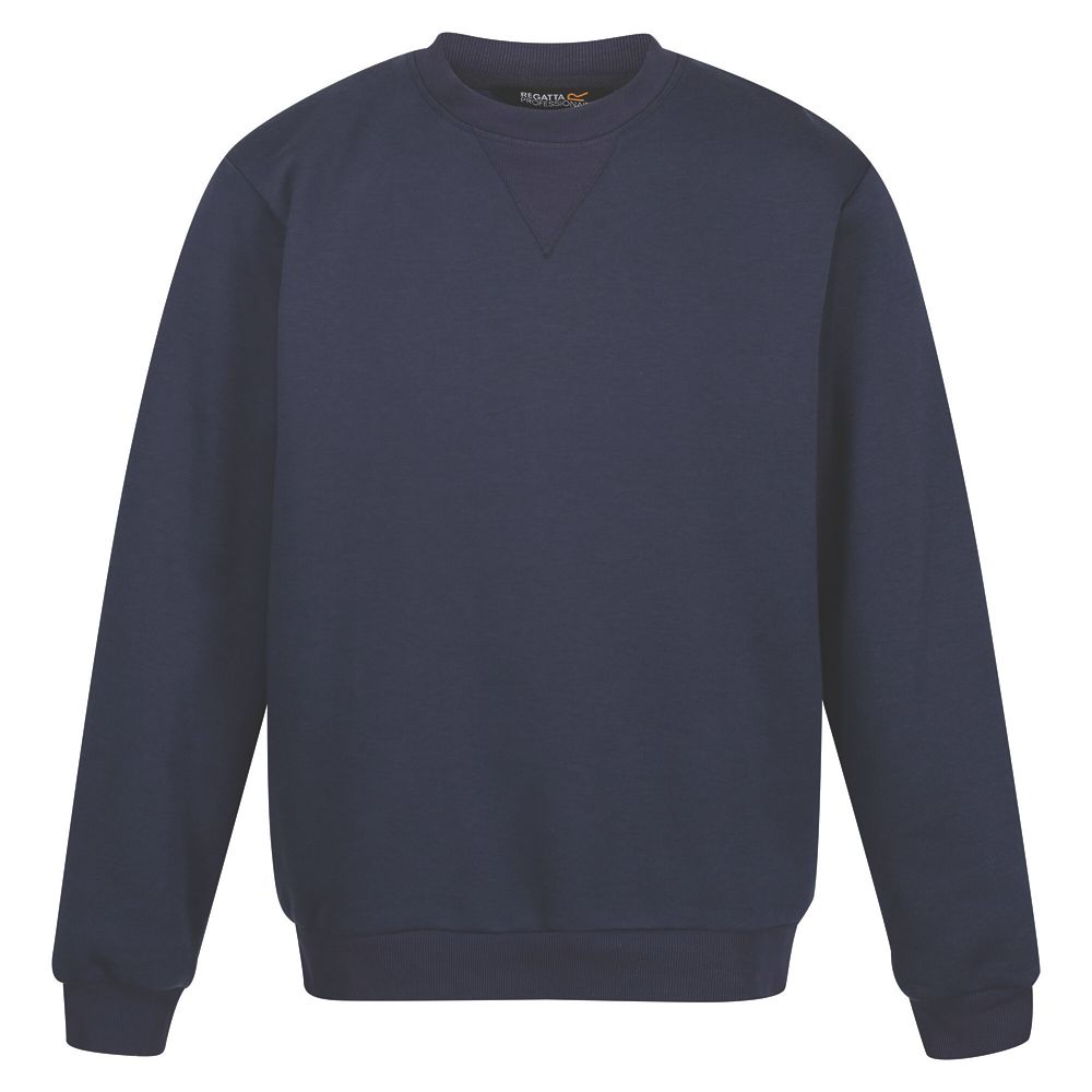 Image of Regatta Pro Crew Neck Sweatshirt Navy XX Large 50" Chest 