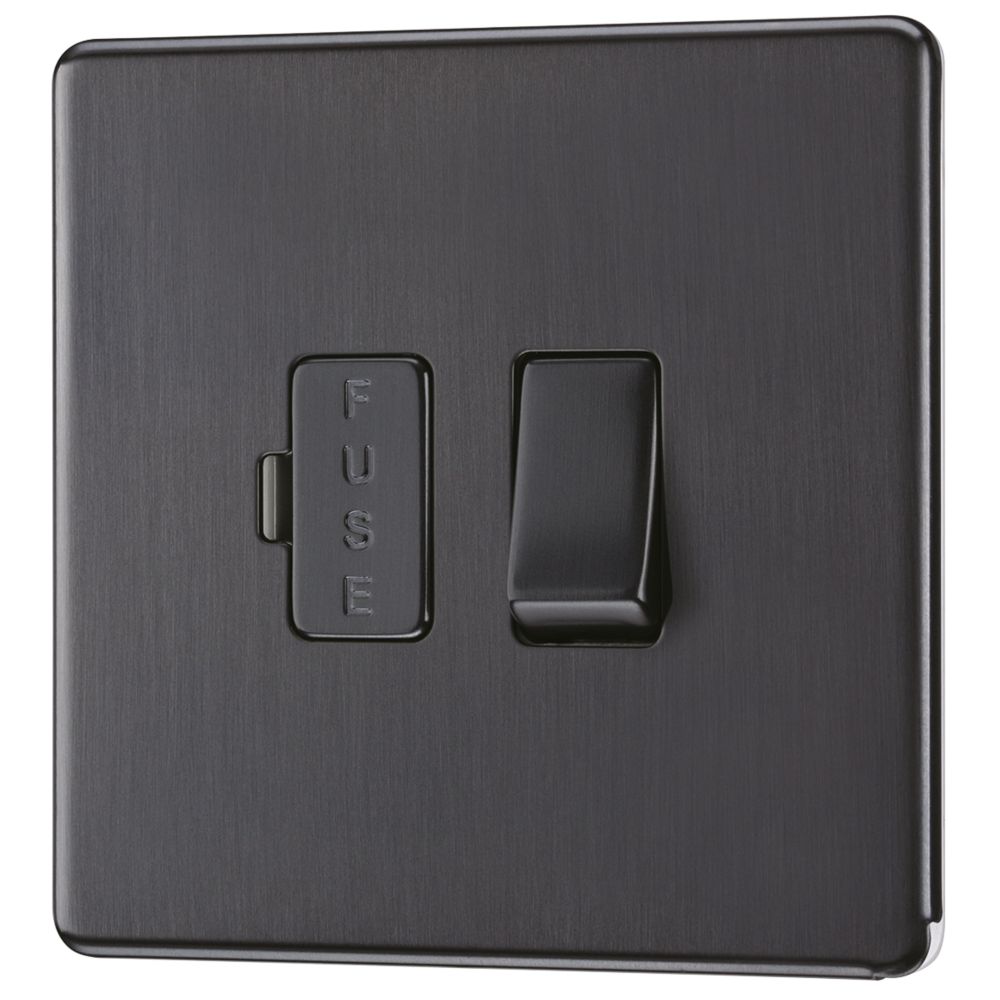 Image of LAP 13A Switched Fused Spur Slate Grey 