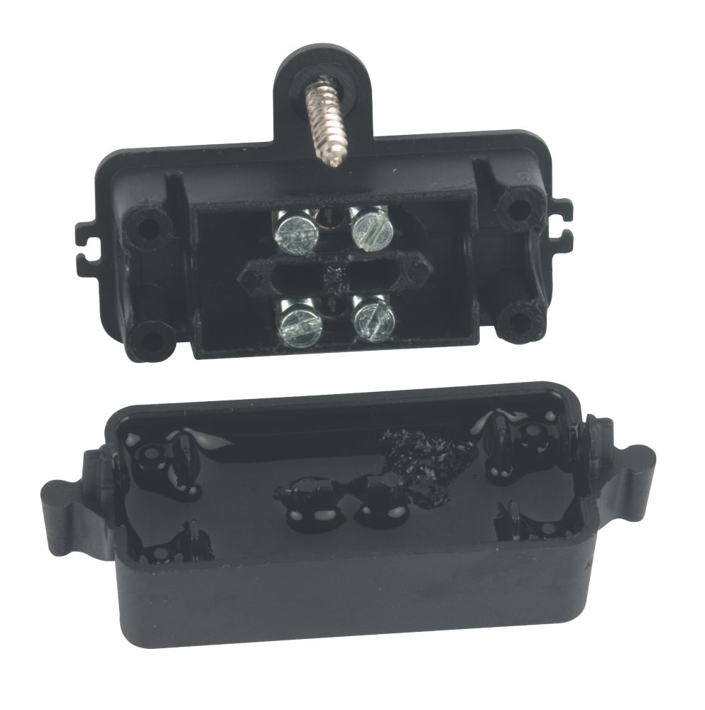 Image of Hylec 2-Entry IP68 Gel In-Line Connector Black 