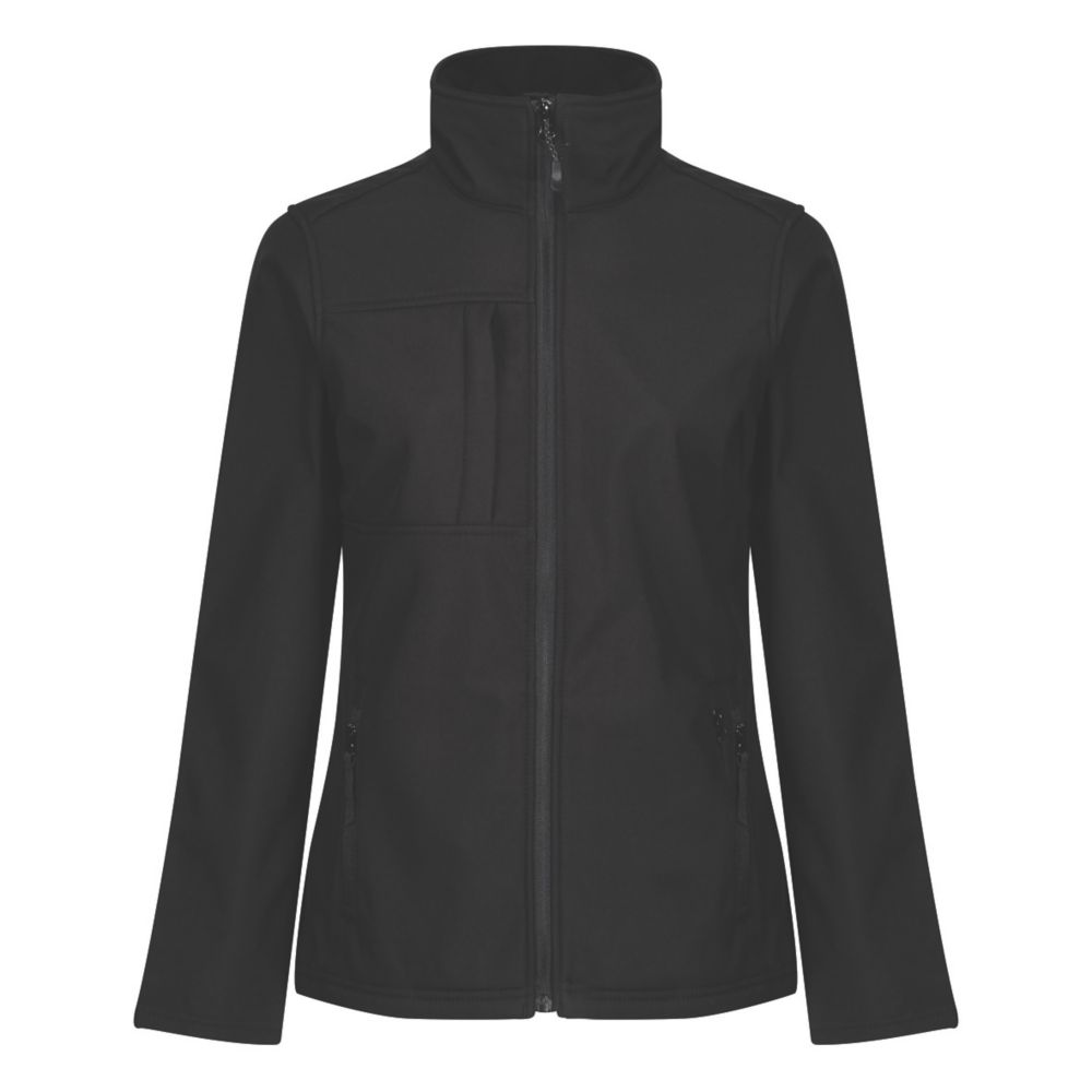 Image of Regatta Octagon Womens Softshell Jacket Black 