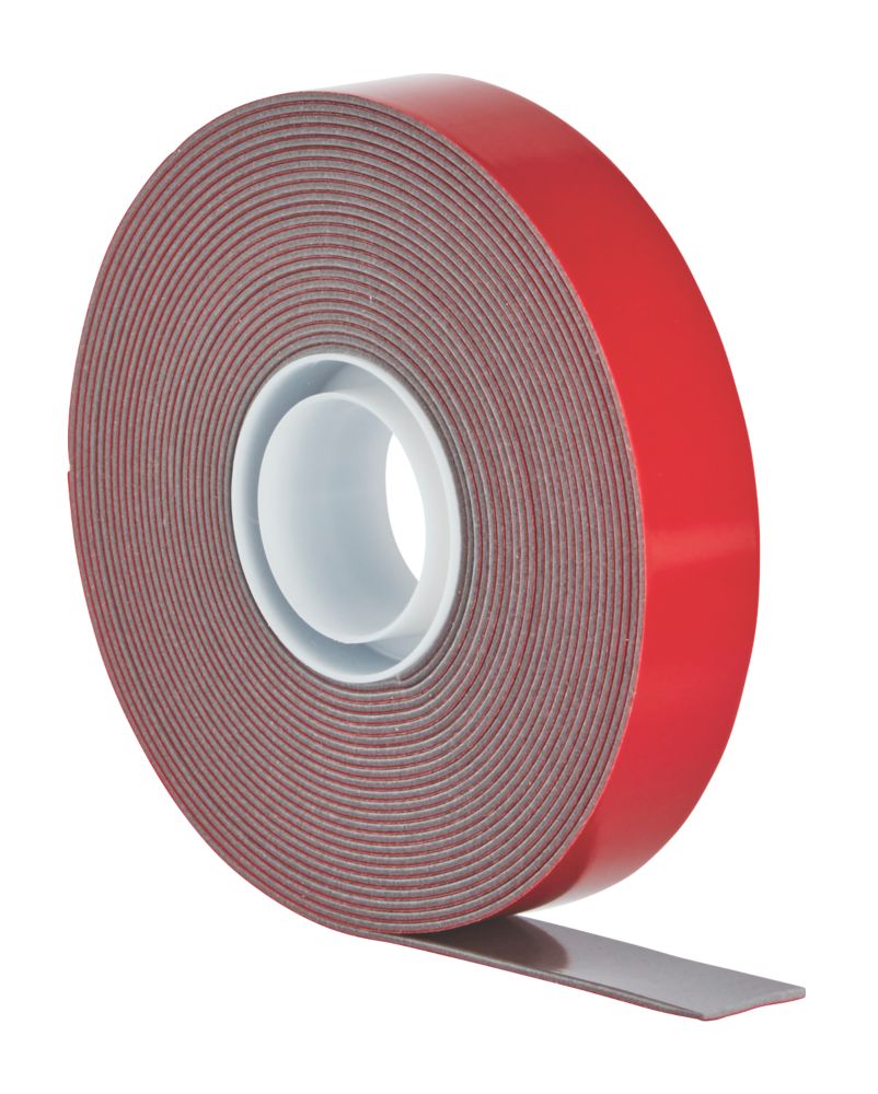 Image of Scotch VHB Permanent Double-Sided External Mounting Tape Grey 5m x 19mm 