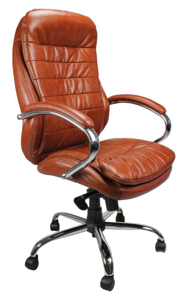 Image of Nautilus Designs Santiago High Back Executive Chair Tan 