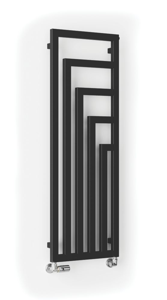 Image of Terma Angus Radiator 1300mm x 440mm Black 1899BTU 