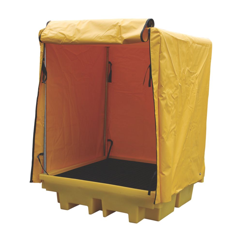 Image of BP4C 410Ltr Covered Bund Pallet 1310mm x 1415mm x 1870mm 