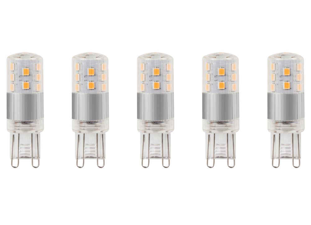 Image of LAP G9 Capsule LED Light Bulb 300lm 2.7W 220-240V 5 Pack 