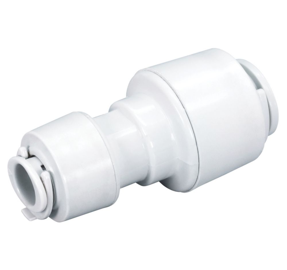 Image of FloPlast FloFit+ Plastic Push-Fit Reducing Coupler 15mm x 10mm 