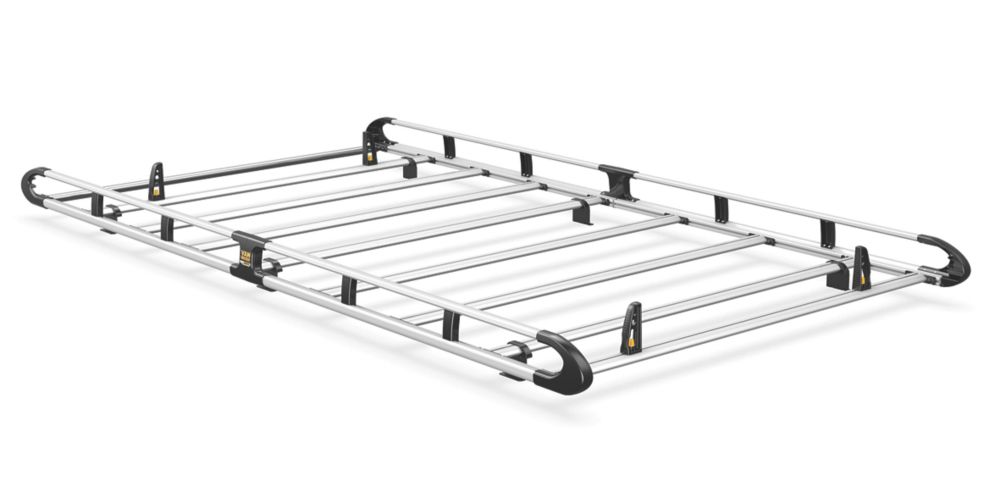 Image of Van Guard Peugeot Boxer 2006 on Roof Rack - 8-bar ULTIRack+ L2 H1 Twin Door 
