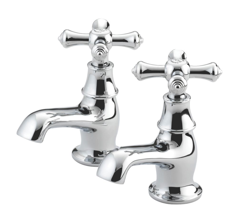 Image of Bristan Colonial Bathroom Basin Taps Chrome 