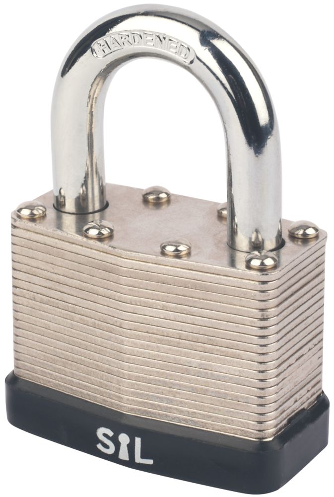 Image of Smith & Locke Laminated Steel Water-Resistant Padlock 50mm 