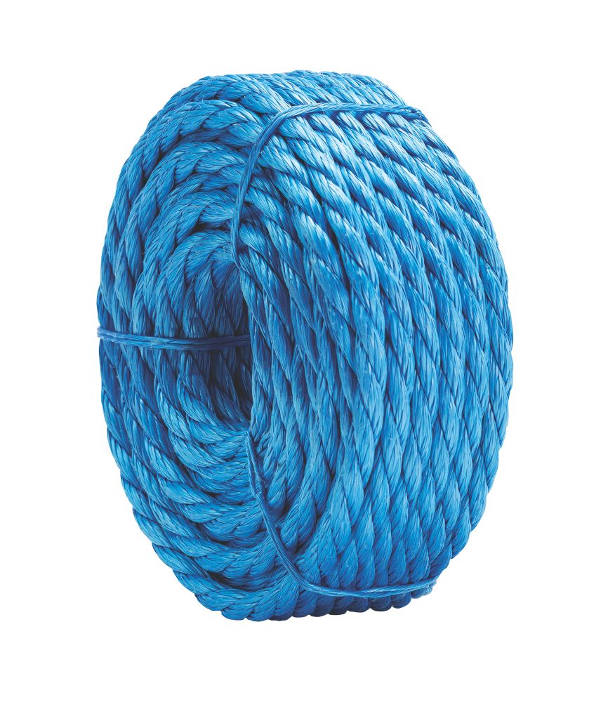 Image of Twisted Rope Blue 10mm x 20m 