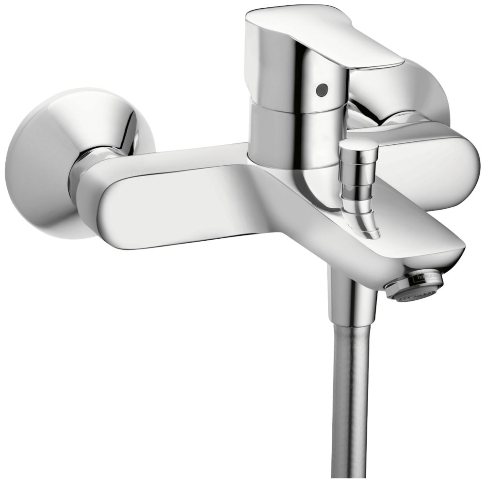 Image of Hansgrohe MySport Wall-Mounted Bath/Shower Mixer Tap Chrome 