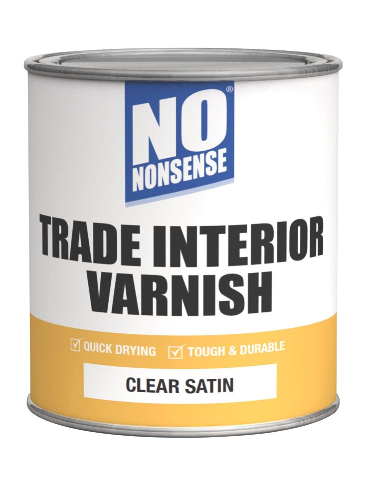 Image of No Nonsense Quick-Dry Varnish Satin Clear 750ml 