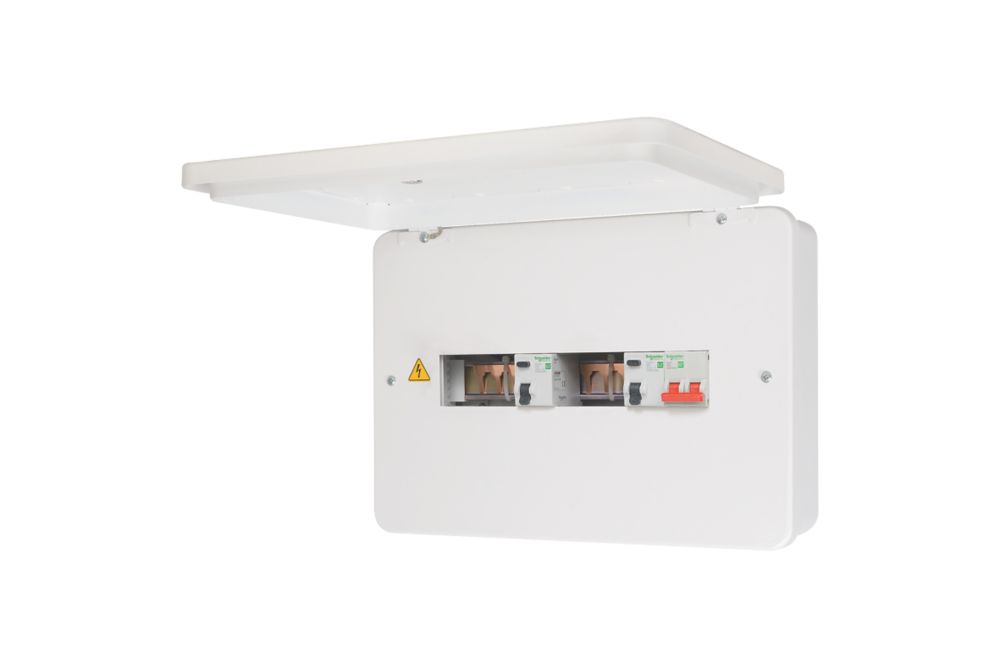 Image of Schneider Electric Easy9 14-Module 8-Way Part-Populated Dual RCD Consumer Unit 