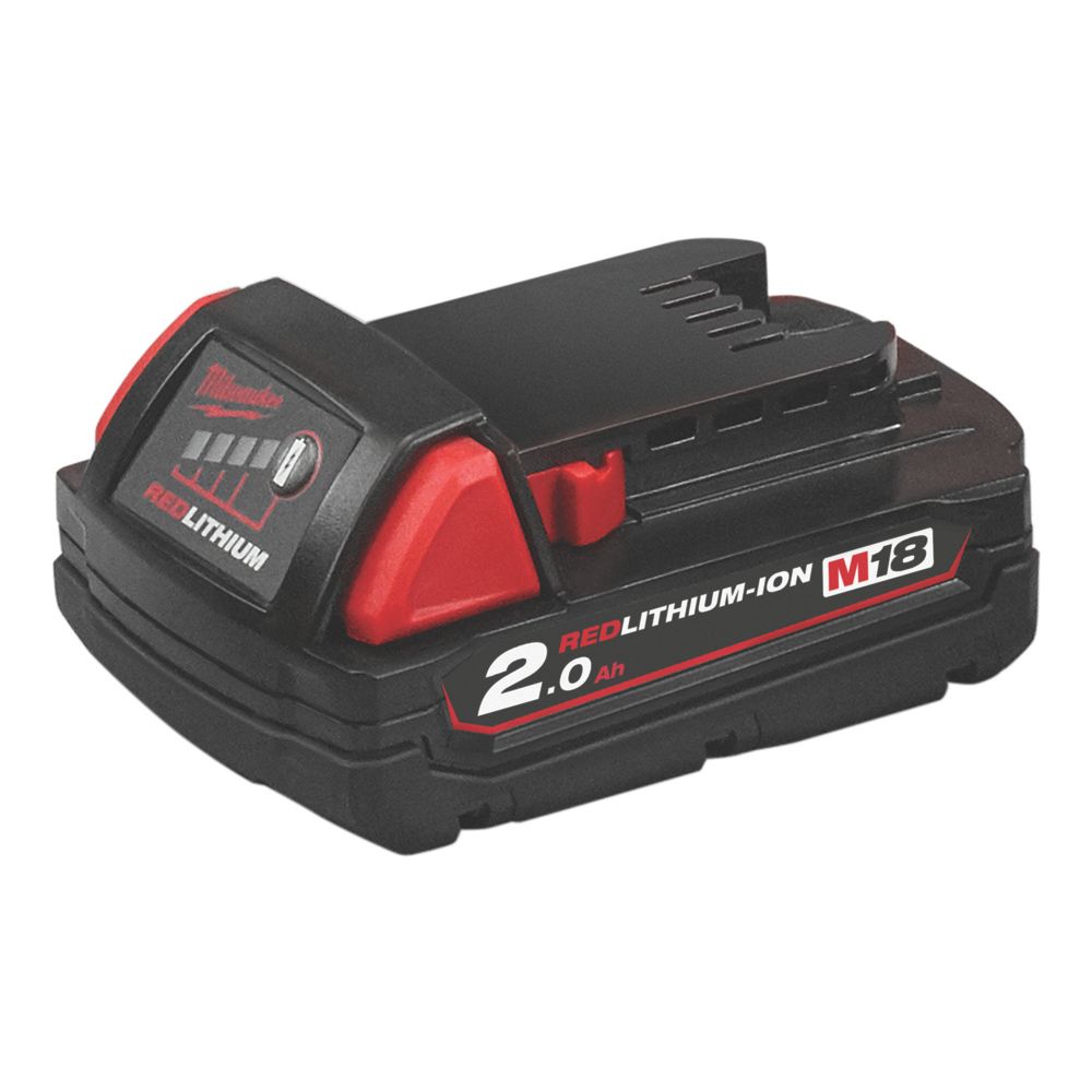 Image of Milwaukee M18 B2 18V 2.0Ah Li-Ion RedLithium Battery 