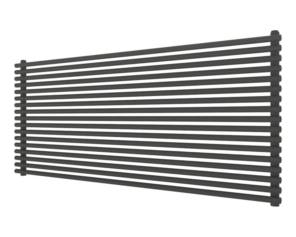 Image of Ximax Gamba Horizontal Designer Radiator 610mm x 1400mm Anthracite 3287BTU 