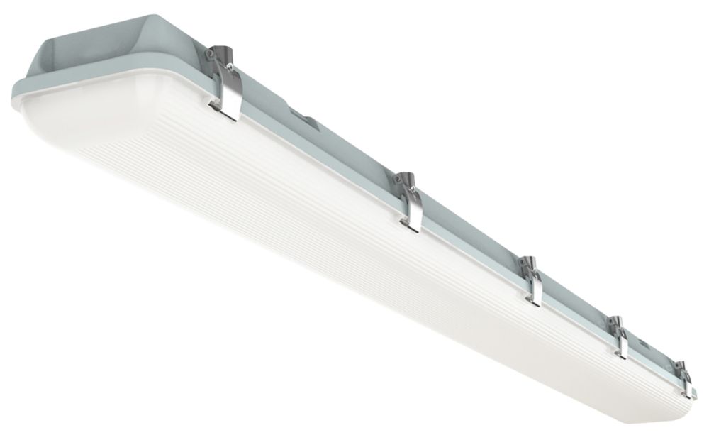 Image of 4lite Twin 4ft Non-Maintained Emergency LED Non Corrosive Batten With Microwave Sensor 38W 4425lm 230V 