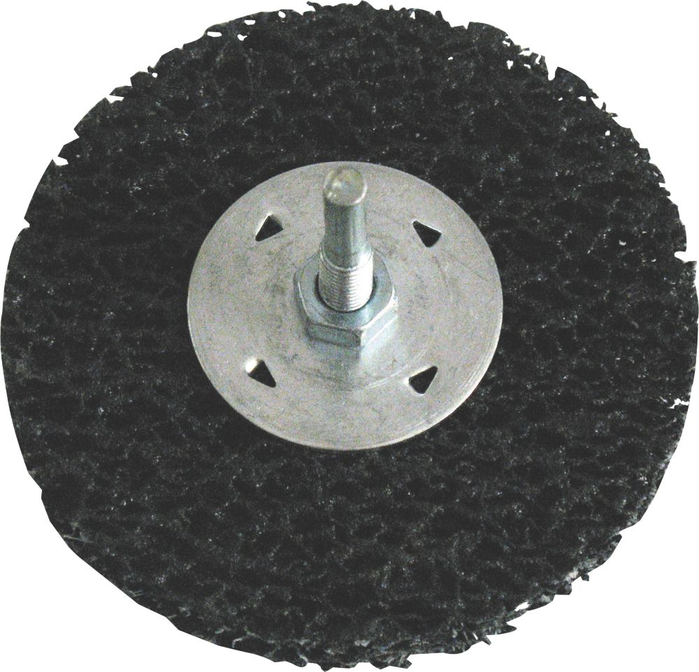 Image of Straight Shank Surface Preparation Wheel With Arbor 100mm 