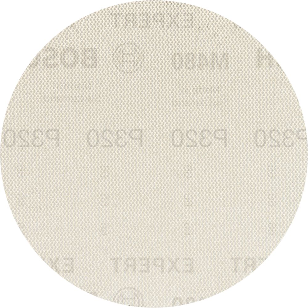 Image of Bosch M480 Sanding Discs Punched 150mm 320 Grit 5 Pack 