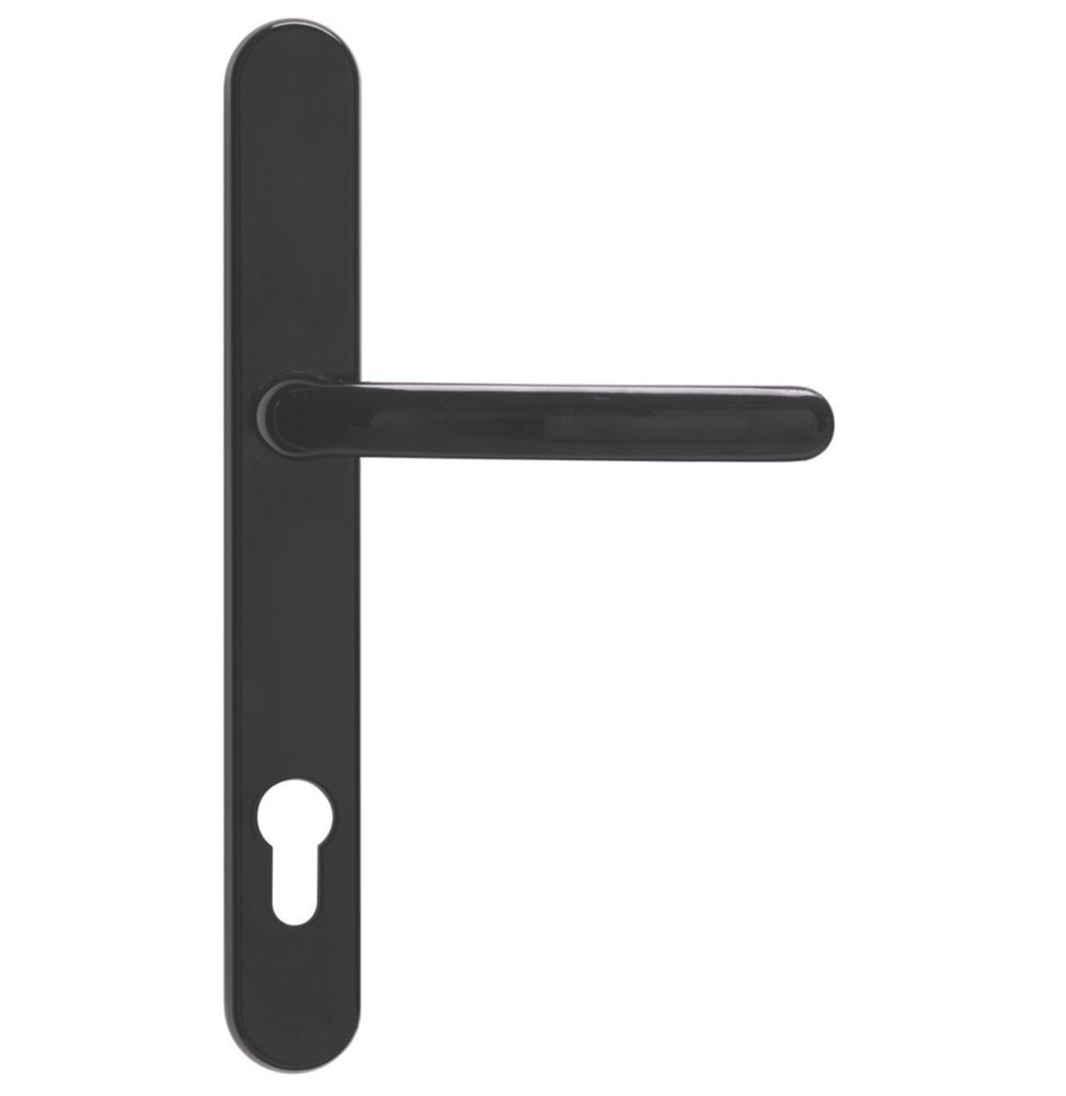Image of Fab & Fix Balmoral Door Handles Pair Black 