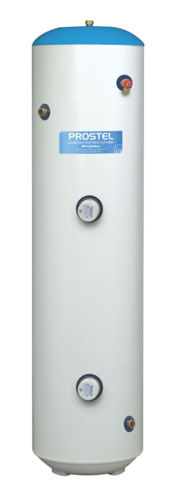 Image of RM Cylinders Prostel Direct Slimline Unvented Hot Water Cylinder 60Ltr 