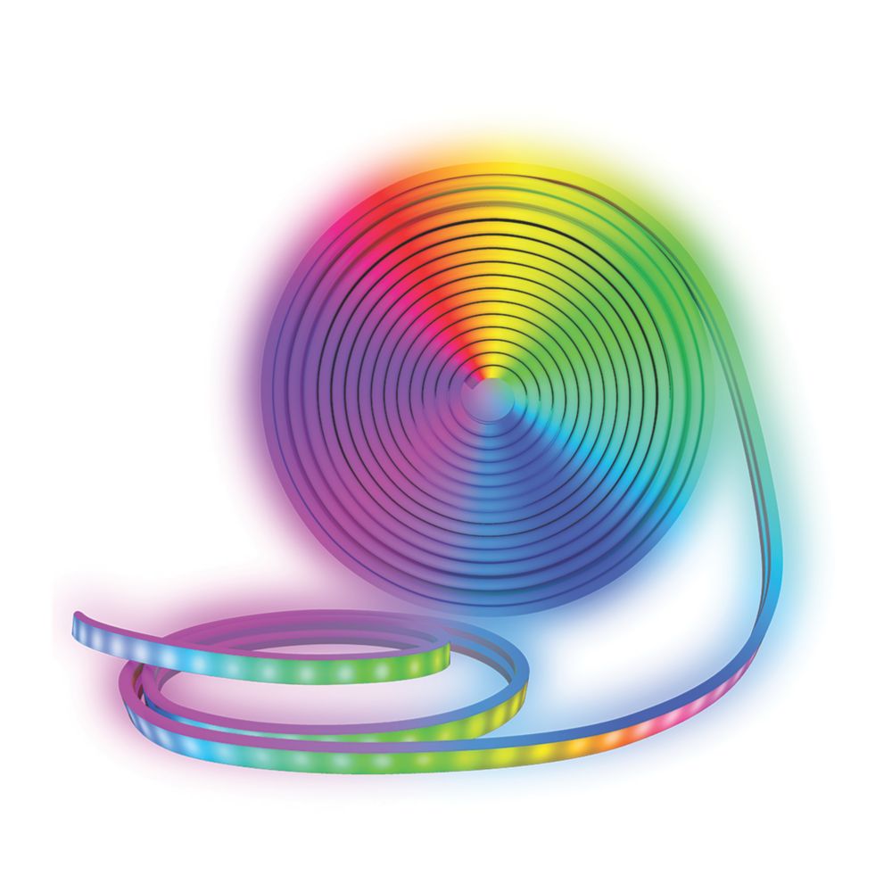 Image of Calex Outdoor 5m RGBW LED Strip Light 24W 450lm 