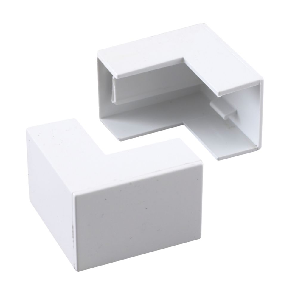 Image of Tower External Trunking Angle 25mm x 16mm 2 Pack 