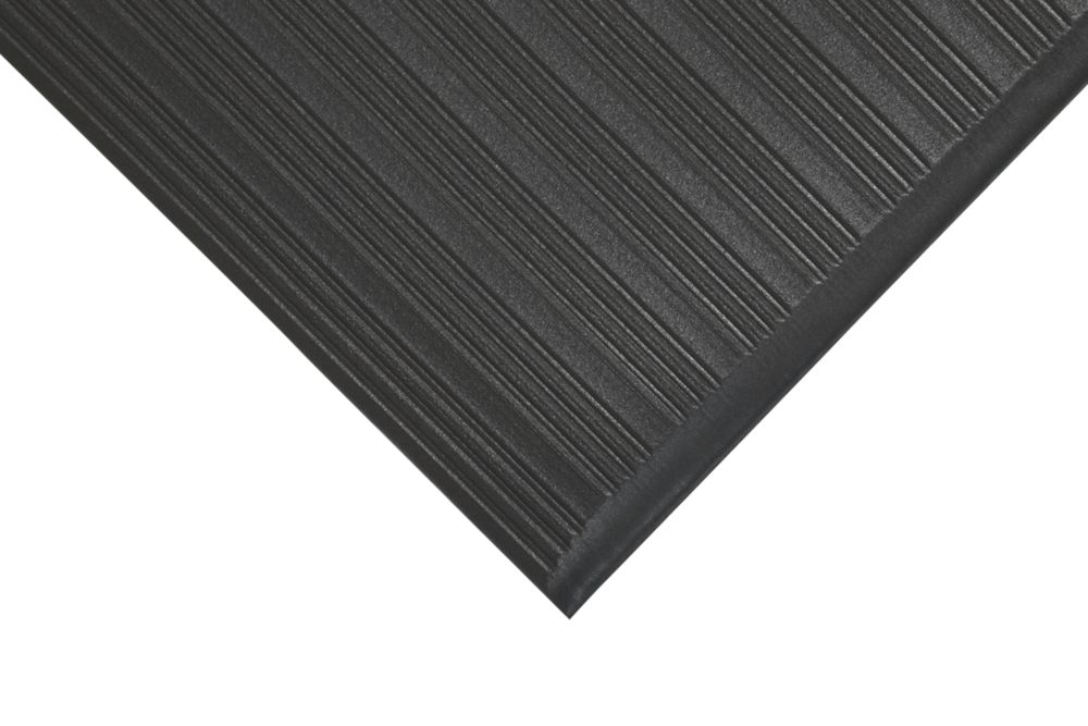 Image of COBA Europe Orthomat Anti-Fatigue Floor Mat Black 1.5m x 0.9m x 9mm 