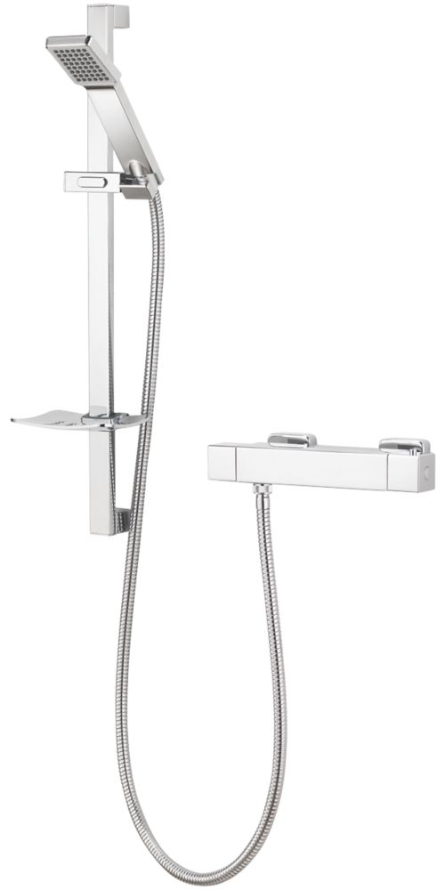 Image of Aqualisa Sierra Rear-Fed Exposed Chrome Thermostatic Mixer Shower 