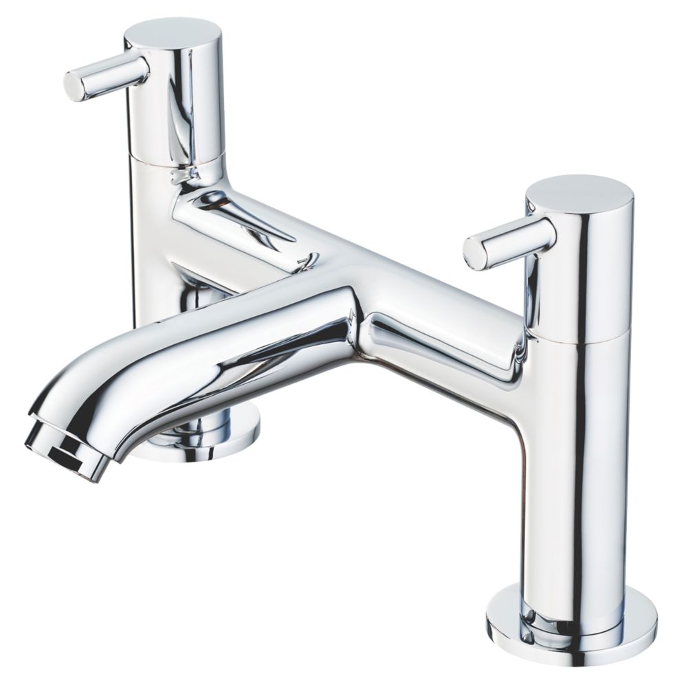 Image of Ideal Standard Ceraline Deck-Mounted Bath Filler Chrome 