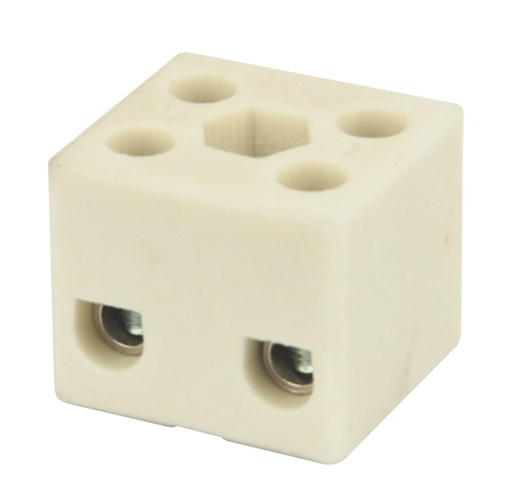 Image of Hylec 41A 2-Pole Terminal Block 5 Pack 