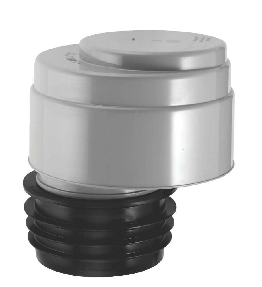 Image of McAlpine Push-Fit Air Admittance Valve Grey 75/110mm 