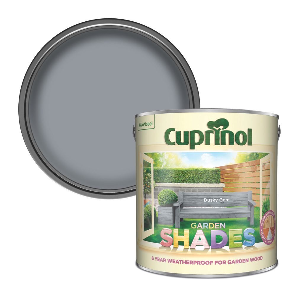 Image of Cuprinol Garden Shades Wood Paint Matt Dusky Gem 2.5Ltr 