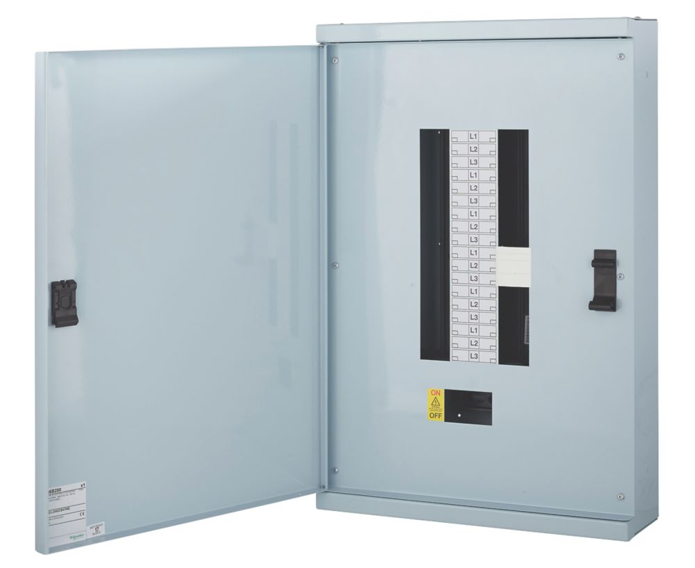 Image of Schneider Electric KQ 12-Way Non-Metered 3-Phase Type B Loadcentre Distribution Board 