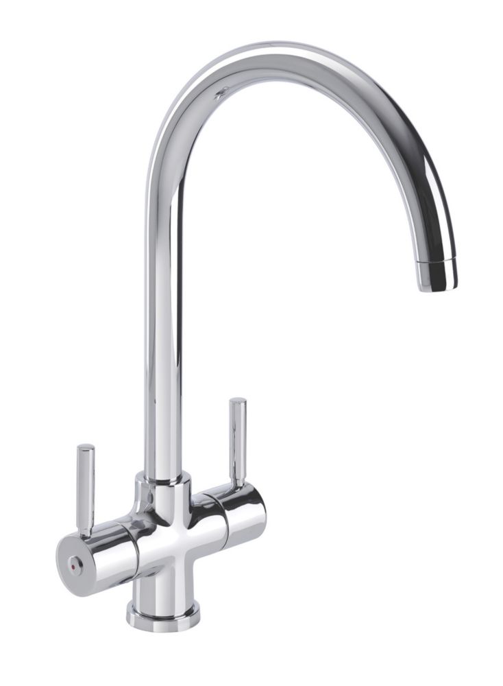 Image of Streame by Abode Contemprorary 2-Way Deck-Mounted Water Filter Tap Chrome 