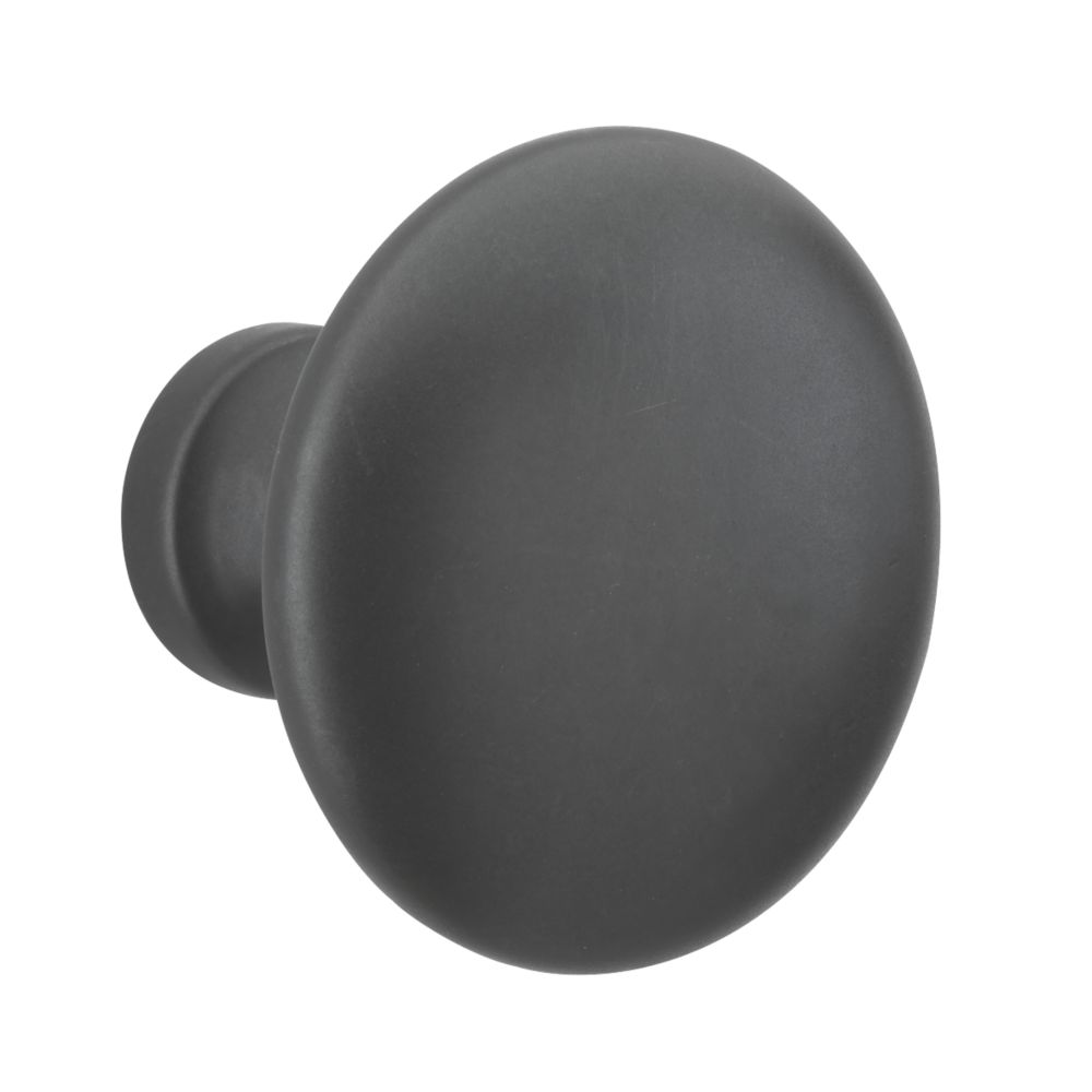 Image of Urfic Round Smooth Cabinet Knob Dark Antique Brass 40mm 