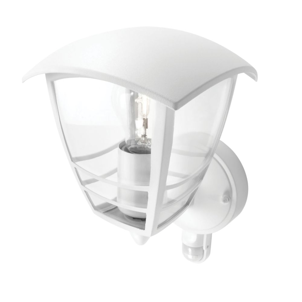 Image of Philips Creek Outdoor Wall Light With PIR Sensor White 