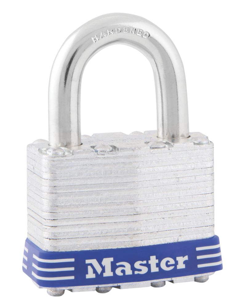 Image of Master Lock 1EURD Laminated Steel Water-Resistant Padlock 44mm 