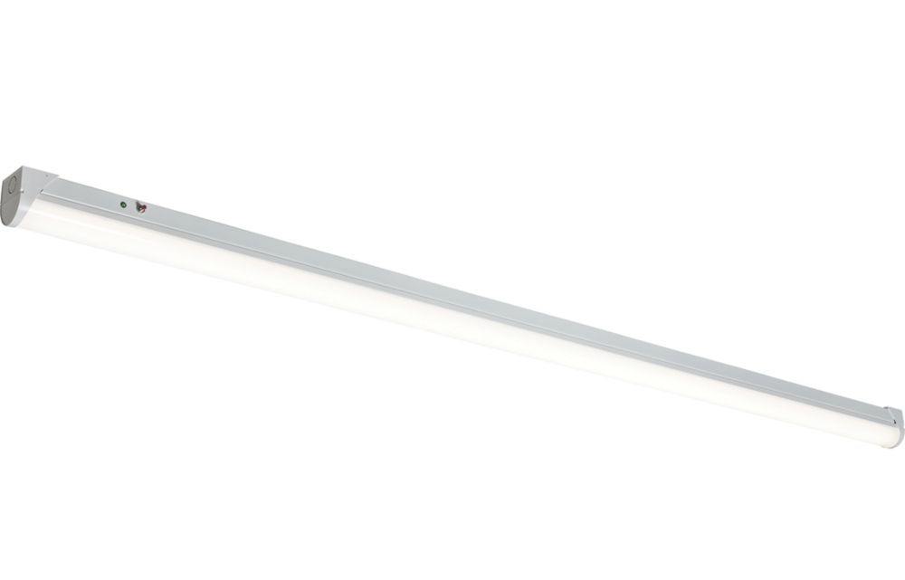 Image of Knightsbridge BATSCW4 Single 4ft LED Batten with Selectable CCT and Wattage 18/32W 2600 - 4490lm 230V 