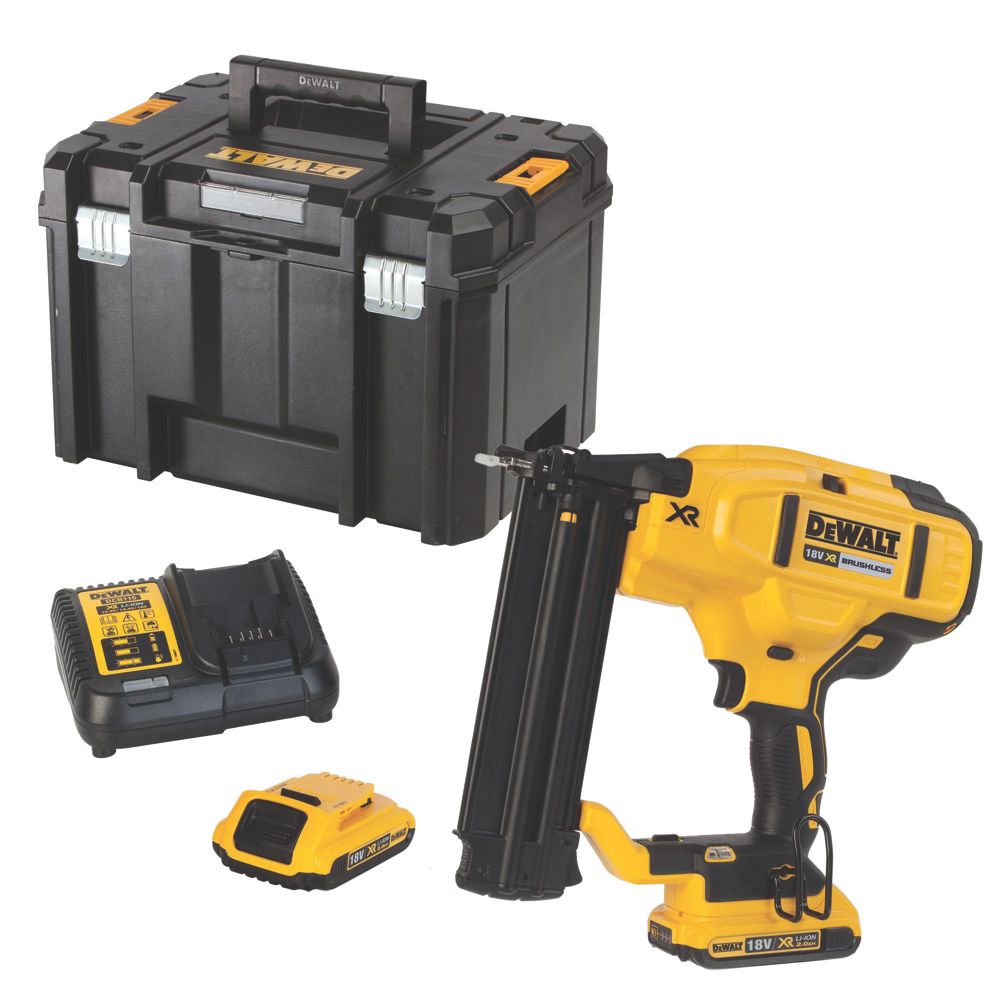 Image of DeWalt DCN680D2-GB 54mm 18V 2 x 2.0Ah Li-Ion XR Brushless Second Fix Cordless Nail Gun 