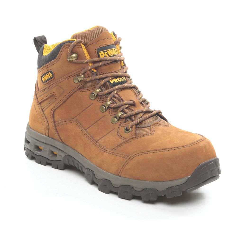 Image of DeWalt Pro-Lite Comfort Safety Boots Brown Size 9 