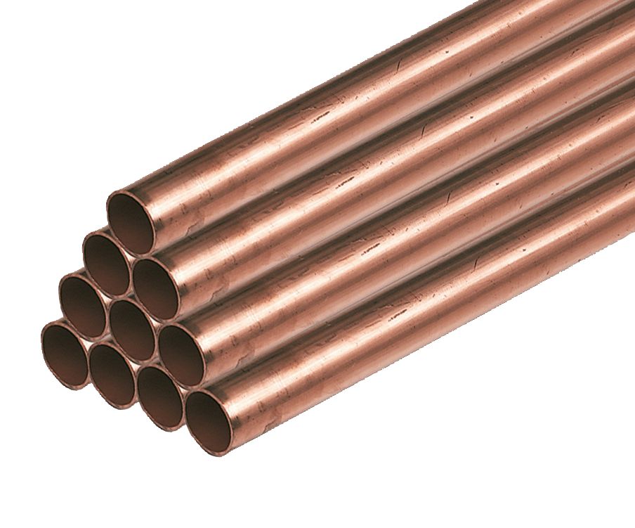Image of Wednesbury Copper Pipe 15mm x 2m 10 Pack 