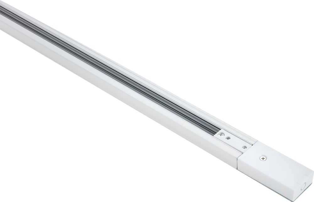 Image of Knightsbridge 1-Circuit Lighting Track 1m White 